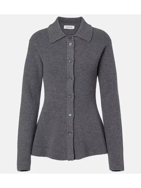 Cardigan Róhe de lână gri