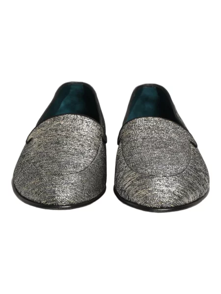 Półbuty Dolce And Gabbana skórzane szare