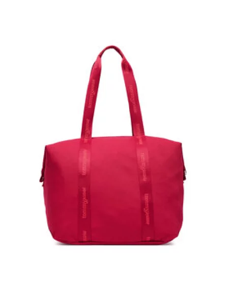 Tommy Jeans Ročna torba Tjw Ess Daily Tote rdeča