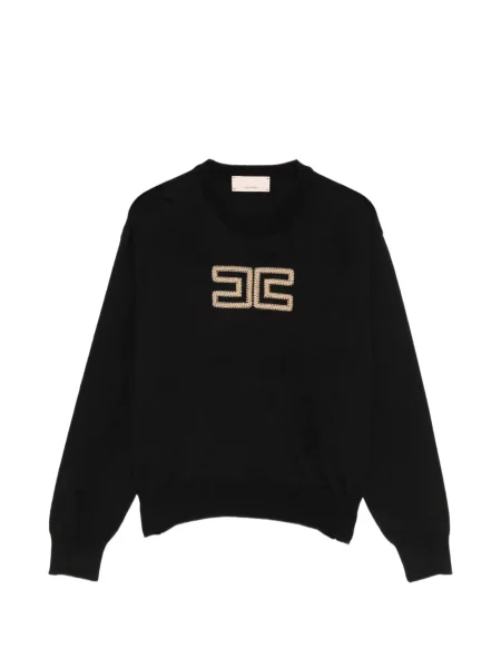 Sweter dziecięcy Elisabetta Franchi czarny