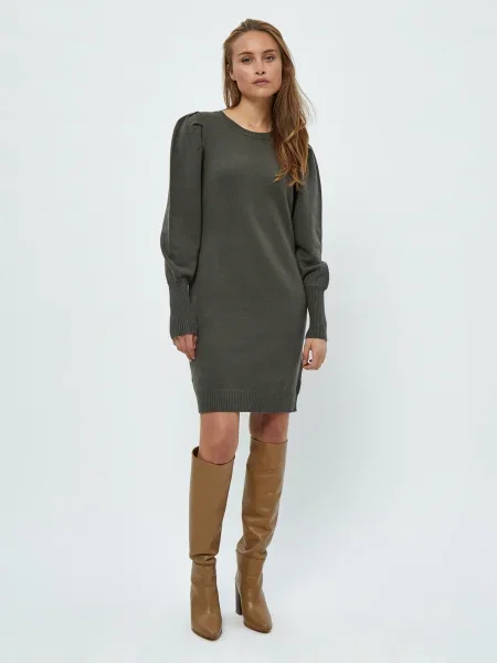 Peppercorn Rochie tricotat Robe Anissa oliv