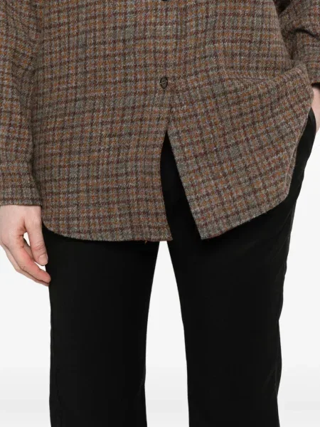 Pantaloni Barena din satin negru