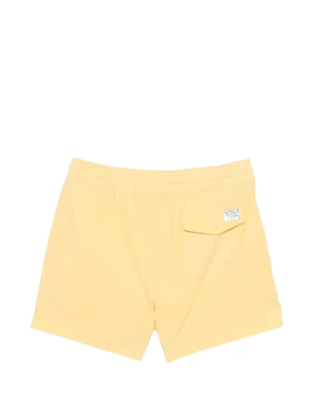 Къс риза Polo Ralph Lauren с автограф жълто