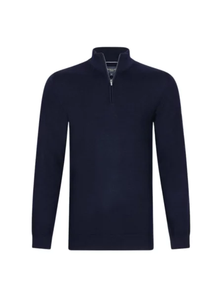 Sweter Cavallaro wełniany niebieski