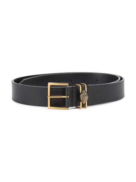 Kurt Geiger London curea de piele Shoreditch negru