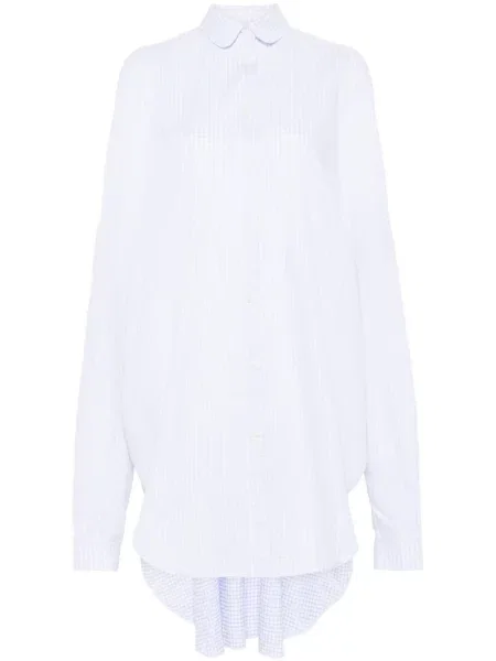 Mała mały sukienka koszulowa Henrik Vibskov garniturowa niebieska