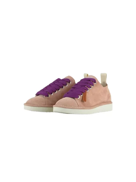 Sneakersy Panchic skórzane różowe