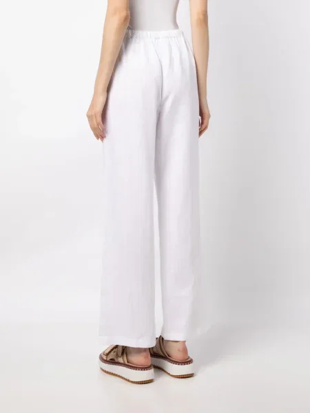 Pantaloni Reformation de in alb