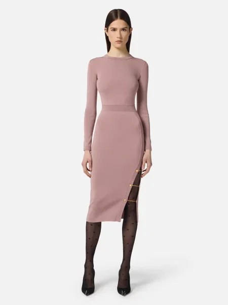 Платье Elisabetta Franchi розовое