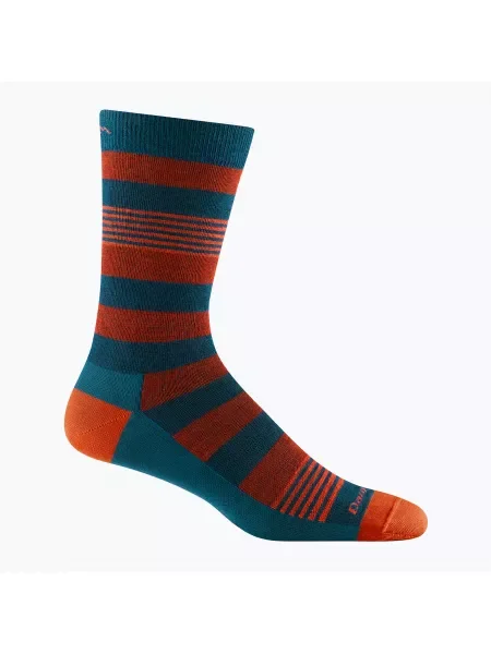 Мъжки чорапи Darn Tough Oxford Crew dark teal синьо