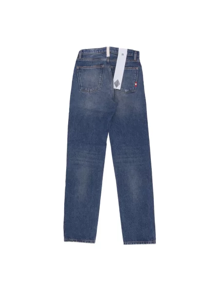 Jeansy straight leg Amish niebieskie