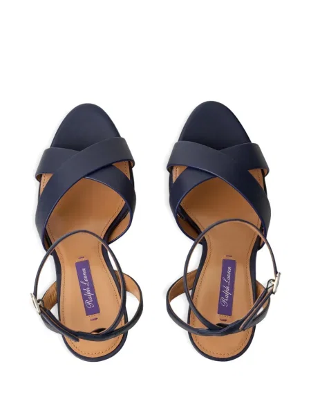 Sandale Ralph Lauren Collection cu platformă albastru