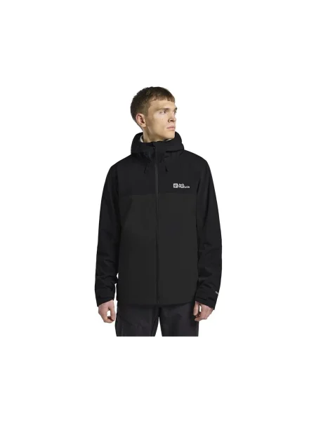 Geacă Jack Wolfskin negru