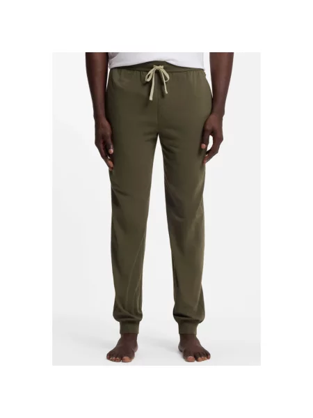 BOSS spodnie lounge z Mix&Match Pants zielone