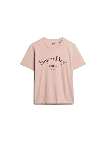 Koszulka Superdry Brand Mark różowa