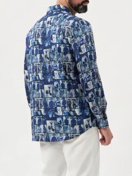 Рубашка Armani Exchange синяя