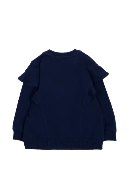 Bluza z kapturem dziecięca Moschino niebieska