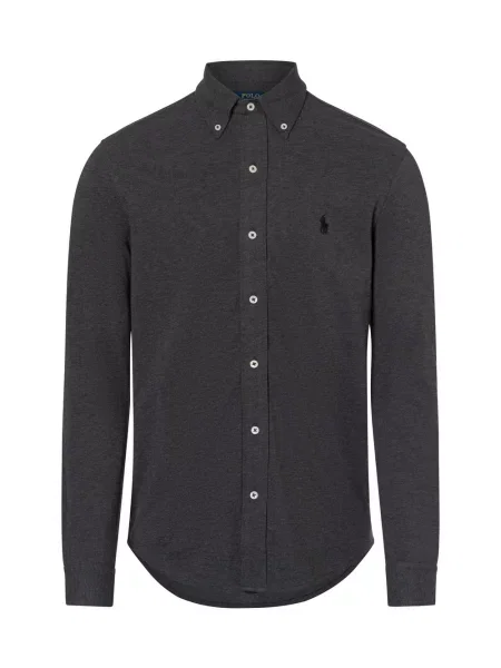 Koszula casualowa o kroju regular fit z czystej bawełny Polo Ralph Lauren szara