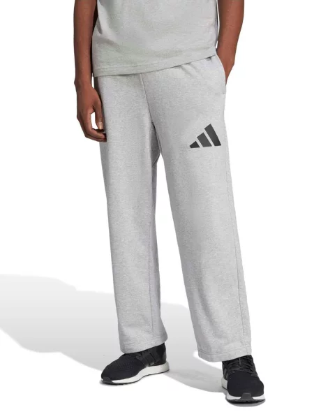 ADIDAS SPORTSWEAR Športne hlače Essentials svetlo siva črna