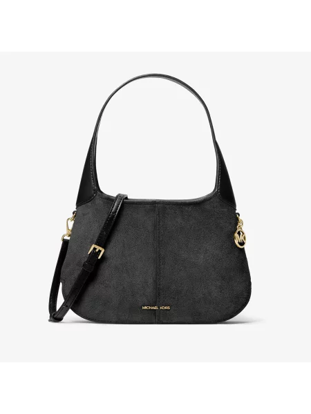 Mała torebka Michael Kors zamszowa czarna