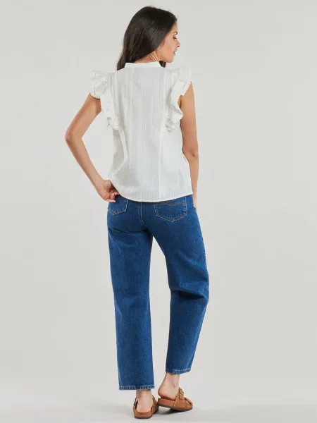 Tricou Pieces alb