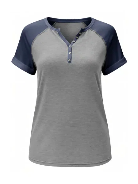 Imily Bela Tricou bleumarin gri