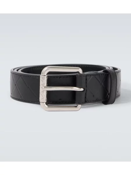 Curea Bottega Veneta din piele negru