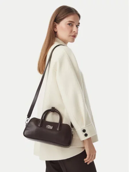 Torbica Emporio Armani Siva smeđa