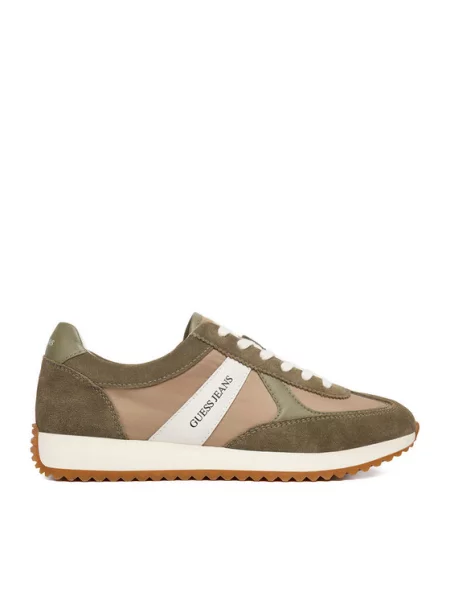 Sneakersy Guess Jeans khaki