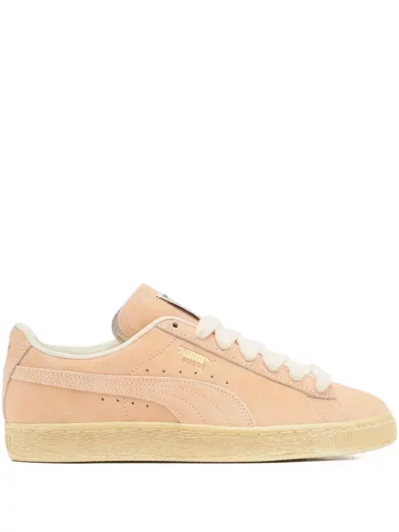 Sneakerși Puma Suede din piele de căprioară portocaliu