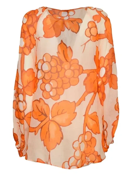 Bluză Etro cu model floral cu imagine portocaliu