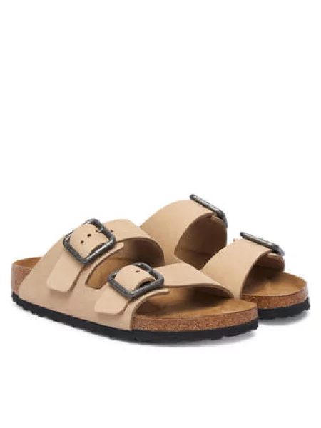 Kožne natikače Birkenstock Arizona bež