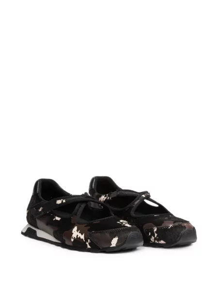 Slip-on презрамки маратонки Ash с принт черно