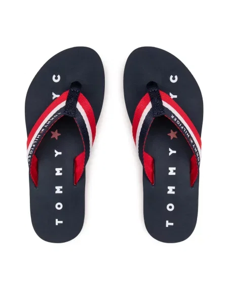 Japonke Tommy Hilfiger Tommy Loves Ny Beach Sandal Mornarsko modra