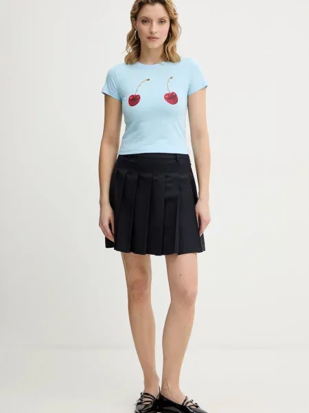 Never Fully Dressed t-shirt Cherry Boob niebieski