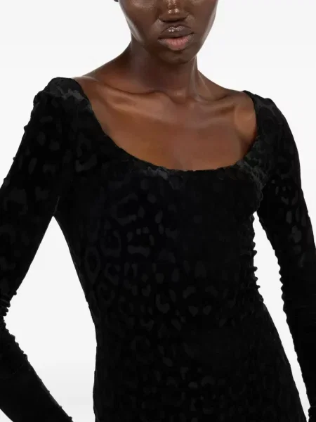 Rochie mini Roberto Cavalli de costum negru