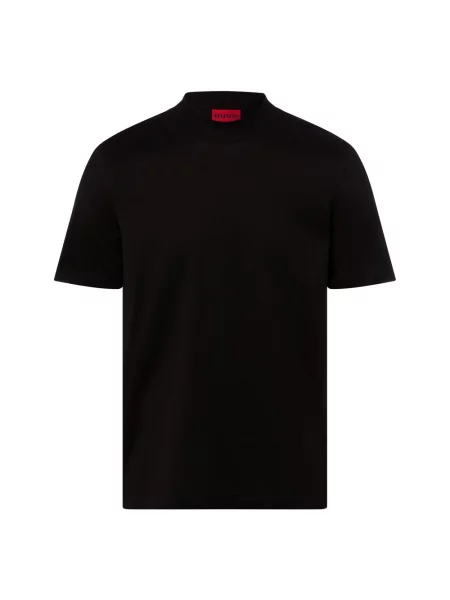 T-shirt z okrągłym dekoltem Hugo czarna