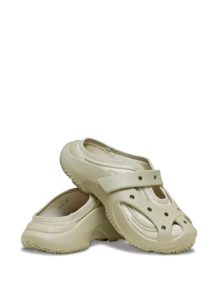 Papuci tip mules Crocs verde