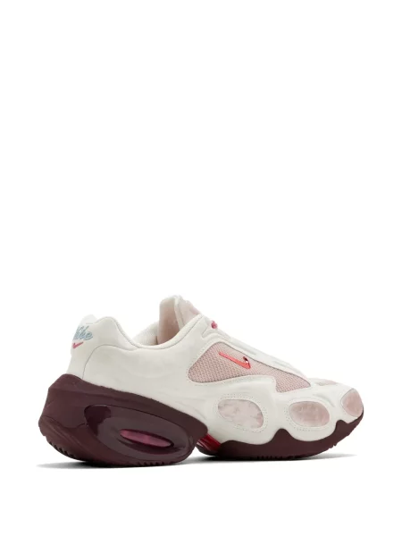 Бягане чехли Nike на платформе бродирани оранжево