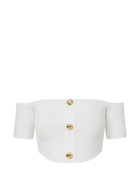Top Elisabetta Franchi alb