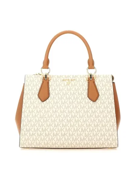 Torebka Michael Michael Kors skórzana beżowa