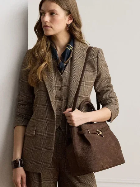 Lauren Ralph Lauren сумка-тоут шкіряна