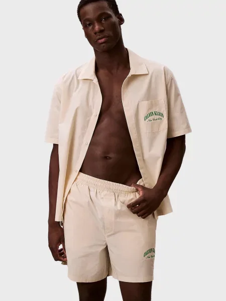Смугаста піжама Calvin Klein біла
