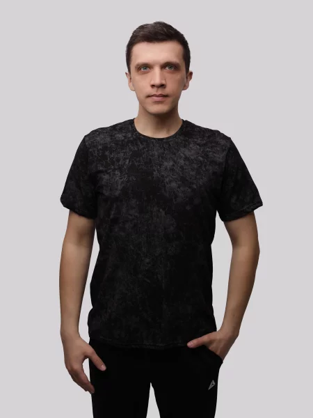 Футболка STREAM віскоза/поліестер чорний