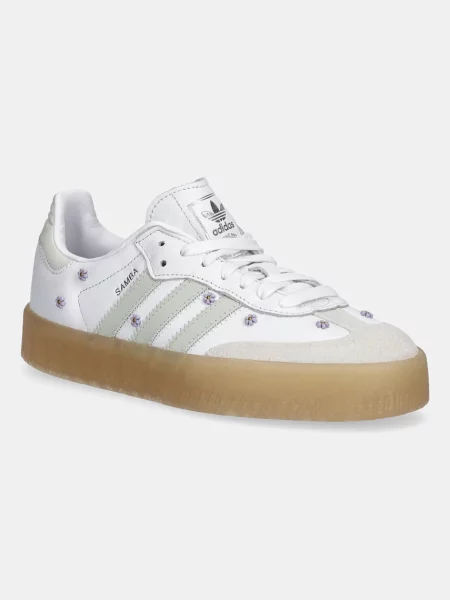 Сникърси adidas Sambae W Ftw White/ Linen Green/ Gum EUR 35 бяло