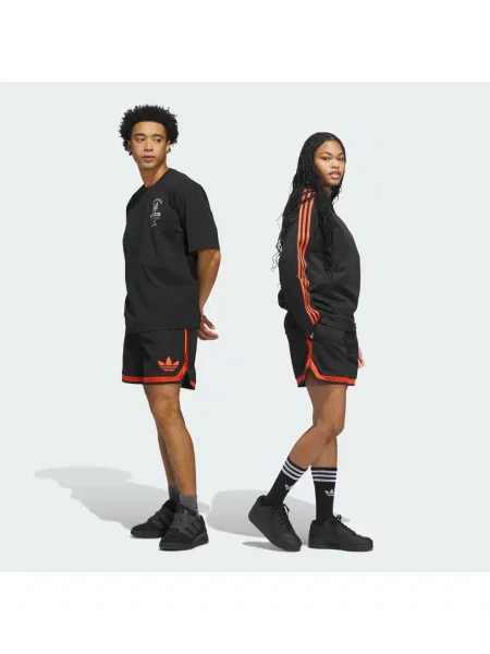 ADIDAS ORIGINALS Kalhoty mandarinkoná černá