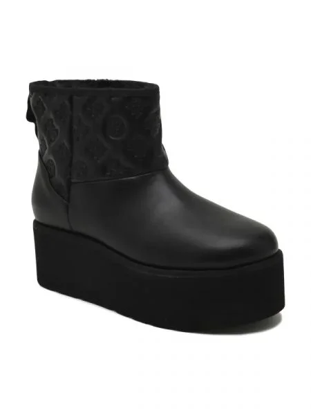 Guess Căptușite bocanci cu adaos de piele negru