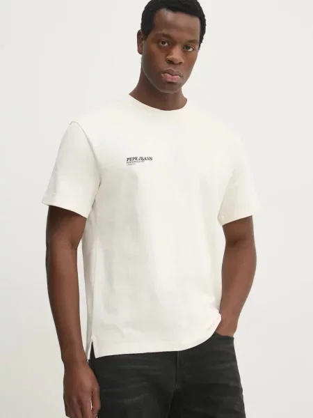 Tričko Pepe Jeans DALTON TEE s potiskem béžová