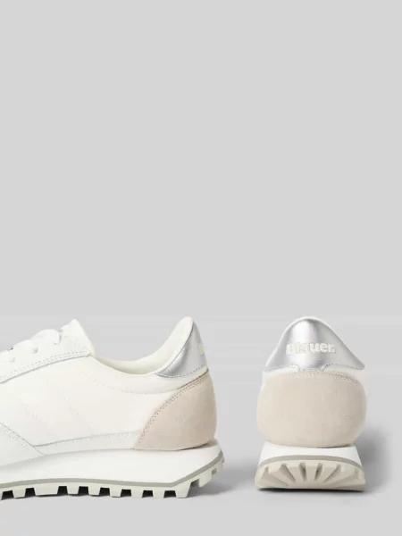 Sneakersy ze sznurowaniem model Blauer białe