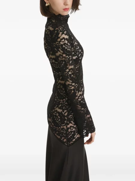 Rochie maxi 2310 Studio din dantelă lungă de costum negru